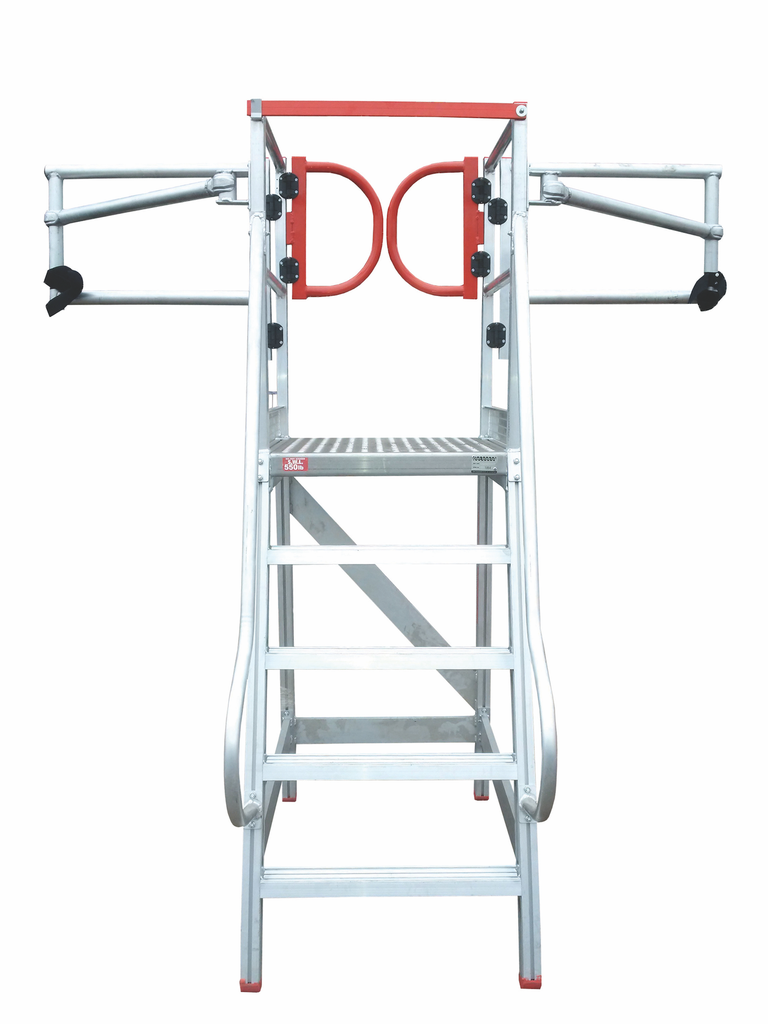 Plateforme podium accès camion aluminium