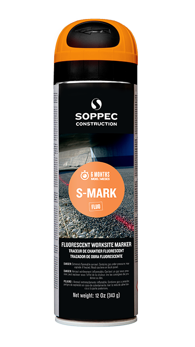 Traceur chantier SOPPEC S-MARK Fluorescent ou blanc