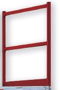 Garde-corps d'extrémité pour plateforme Safesmart L800mm