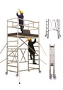 Echafaudage Aluminium pliant CASTTEL Plus