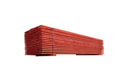 Planche rouge de protection pour potelet garde-corps L3m