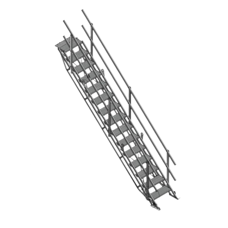 Escalier de talus Safestart acier galvanisé