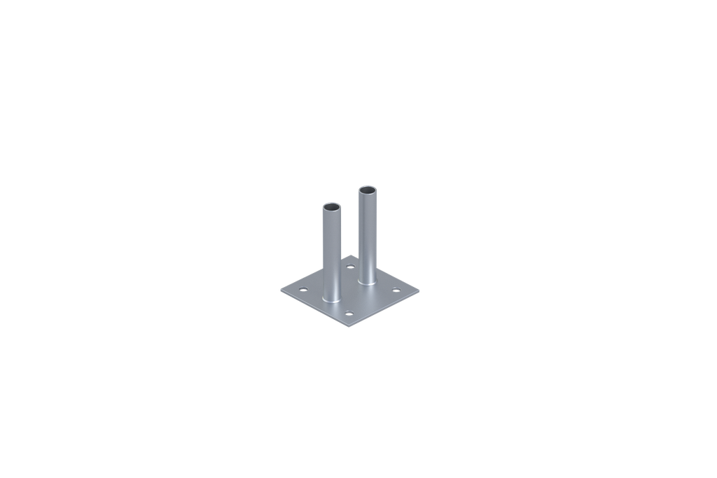 Platine pour clôture temporaire