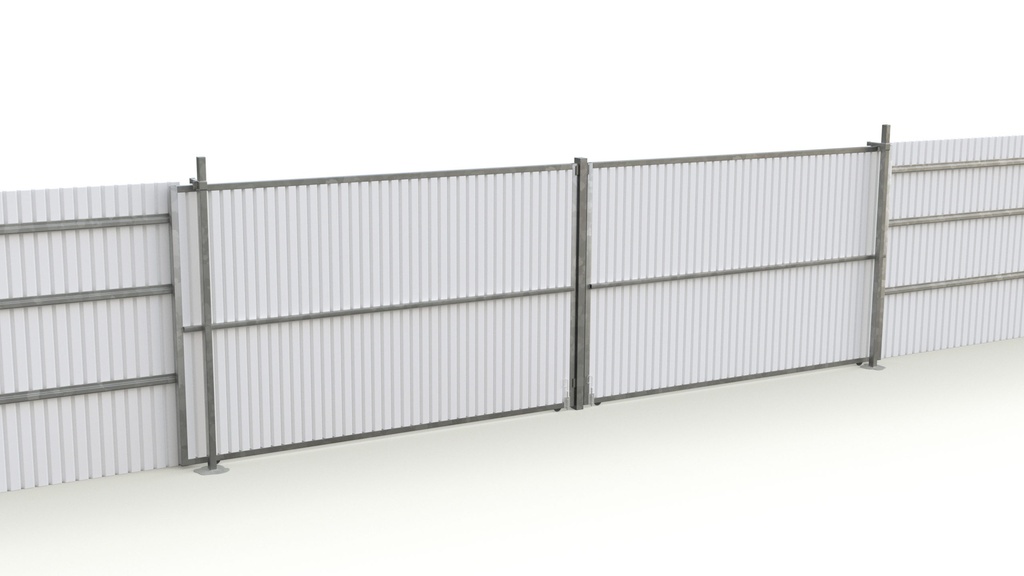 Portail 2 vantaux coulissants