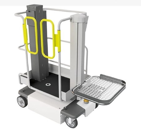 Nacelle stockpicker motorisée hauteur de travail de 4950 mm
