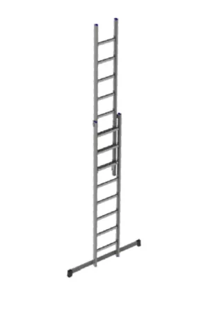 Échelle aluminium 2 plans à coulisse