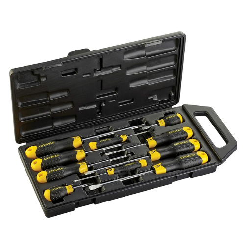 Coffret 10 tournevis Stanley