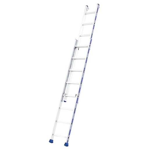 Echelle coulisse à main 2 plans avec crochets