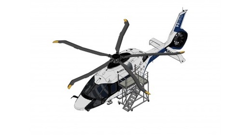 Plateforme d'accès pour Hélicoptère H160 ou AW139