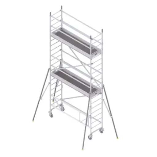 Echafaudage roulant aluminium Prolight - spécial escalier