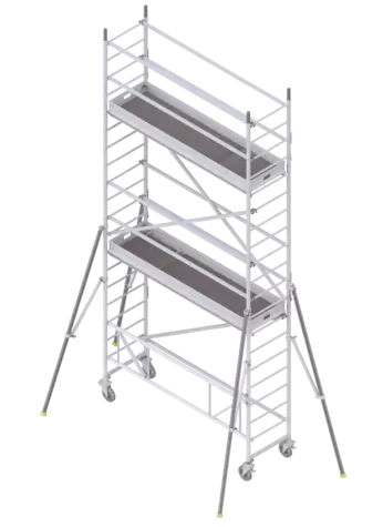 Echafaudage roulant aluminium Prolight - spécial escalier
