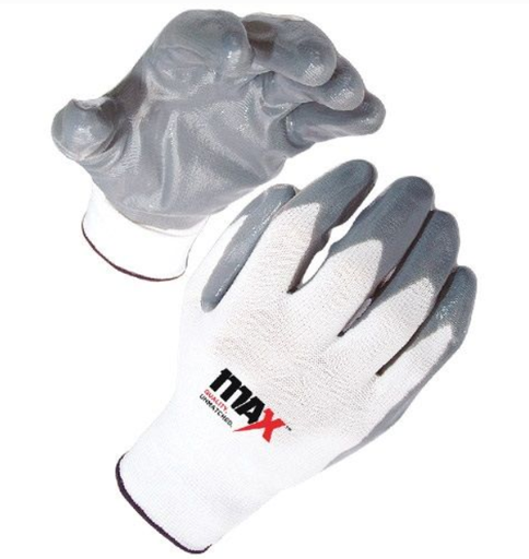 Gants nylon enduit nitrile offrant une excellente résistance à l'abrasion