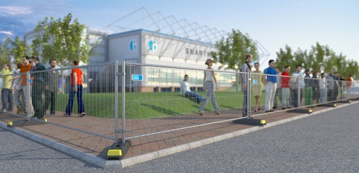 [CLC3412] Clôture grillagée 4 tubes Securasite® L3,45 x H1.2 m