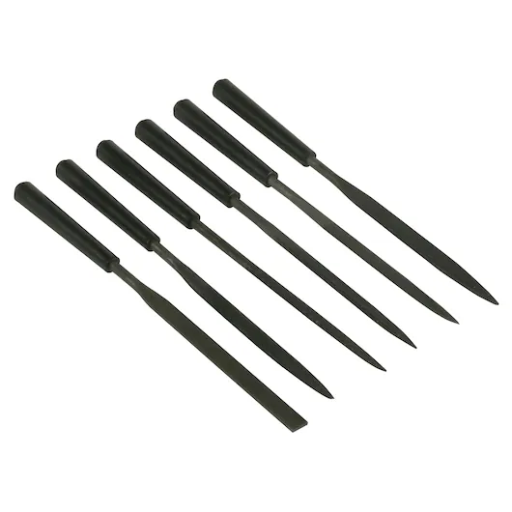 [0-22-500] Lime aiguilles 160mm - Jeu de 6 pcs Stanley