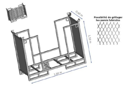 [PSPP01] Panier de stockage potelets
