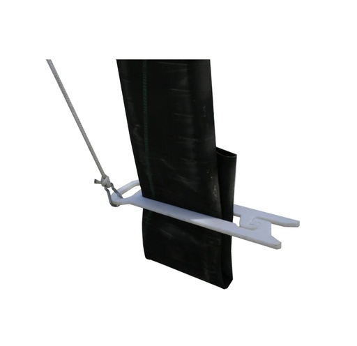 Pince à tuyau pour bennes à béton