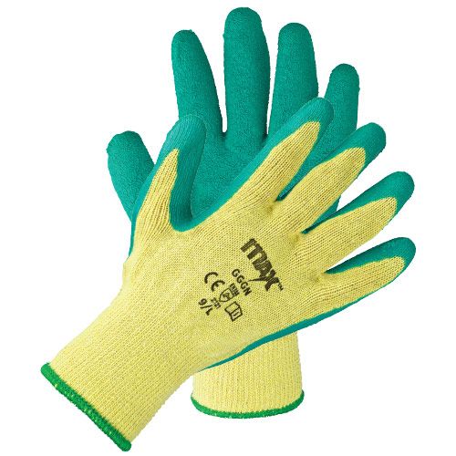 Gants de sécurité en poly coton et latex
