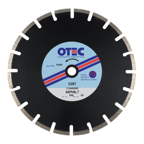 [D20T-300/20] Disque diamant pour découpe de l'asphalte - D20T