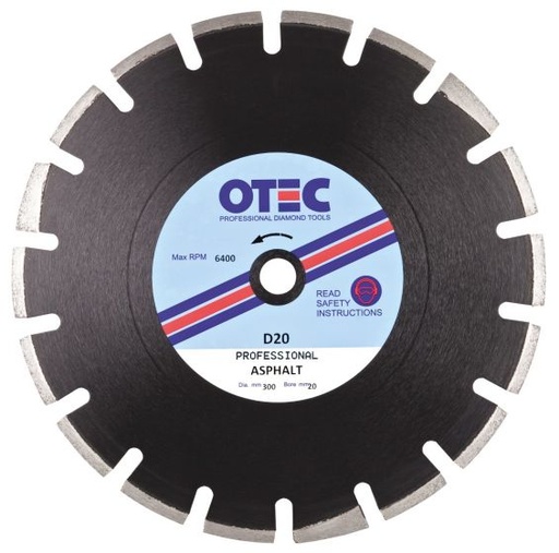 Disque découpe de l'asphalte - D20