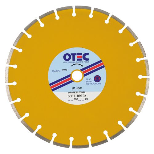 Disque diamant pour la découpe de la brique - W19 et W19SC