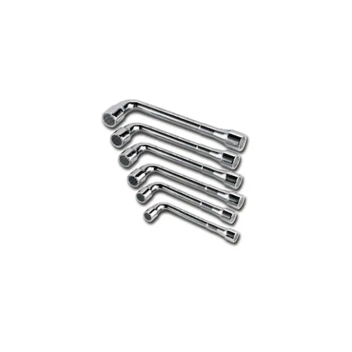 [0-86-699] Clé à pipe débouchée 6X12 pans - Jeu de 6 pcs