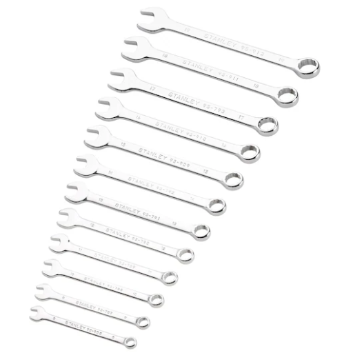 [STMT82843-0] Jeu de clés mixtes Stanley, 12 pièces