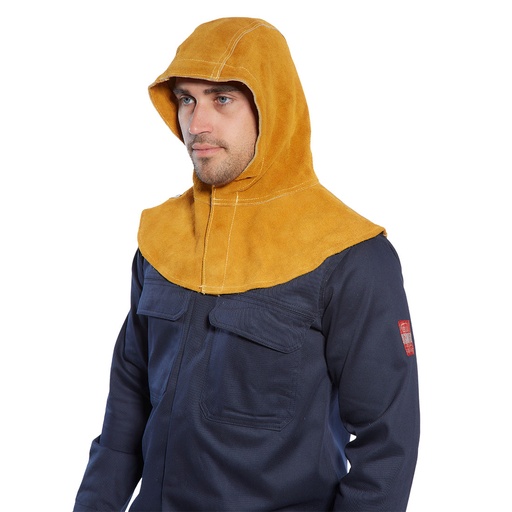 [CASOU] Cagoule en cuir Soudeur