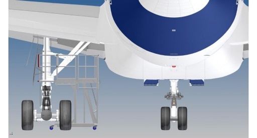 [A350MLGS] Accès au train d'atterrissage principal de l'A350