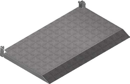 [210135] AdaptaSpan Pont modulaire : Rampe d'extrémité relevable Longueur 70cm, Largeur 1.2m