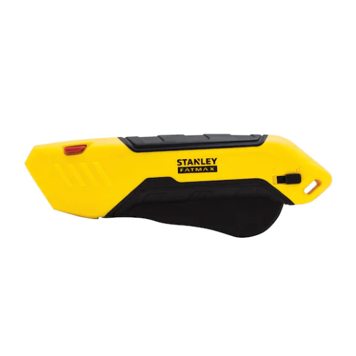 [FMHT10369-0] Couteau de sécurité bi-matière à gâchette et lame auto-rétractable Stanley Fatmax