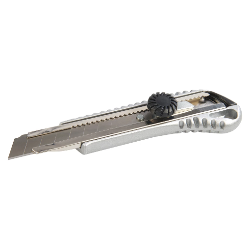 Cutter en métal à lame sécable, 18 mm