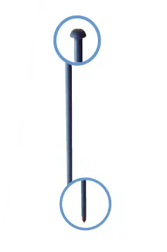 Piquet d'implantation fer