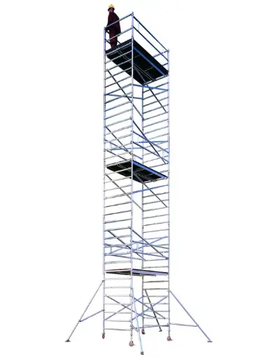 Échafaudage temporaire largeur 1.35cm, longueur 3m - Hauteur max 14m