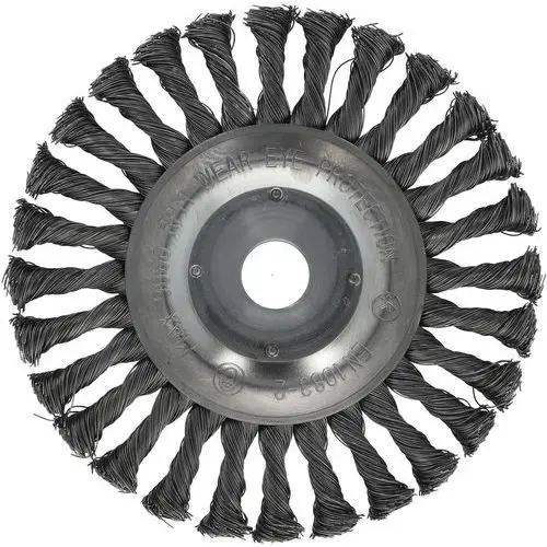 Brosse pour meuleuse fil torsadé 0,5 - Norton