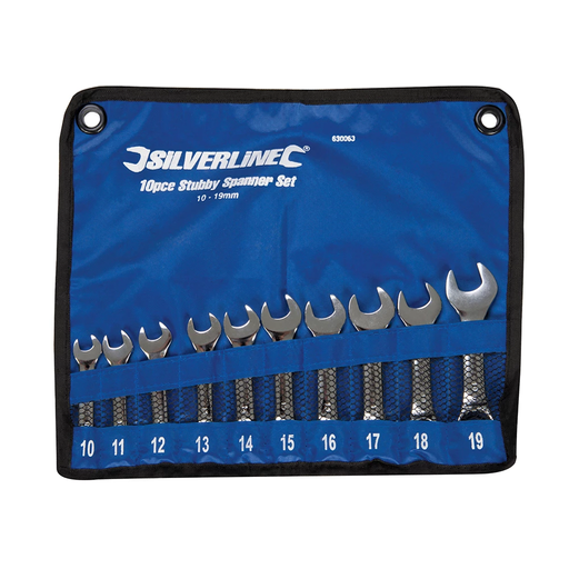 [CMP010] Clés mixtes courtes, 10 pcs