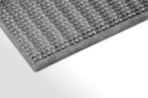 Caillebotis acier cranté