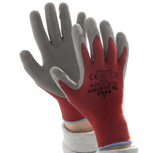 Gants éponge enduits de latex