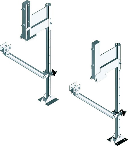 [210139] AdaptaSpan Pont Modulaire : Paire de pieds ajustables