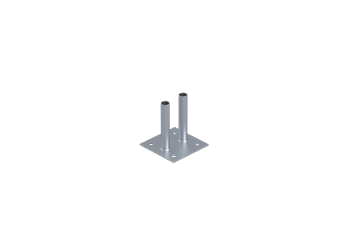 Platine pour clôture temporaire
