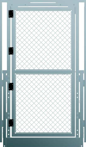 [210146] AdaptaSpan Pont Accès Grue : Portail battant grillagé d'entrée/sortie