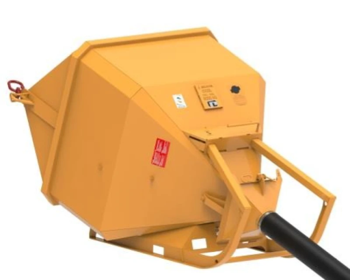 [TIC PF VP] Benne à béton TIC PF 2500 L vérin pneumatique à raccorder