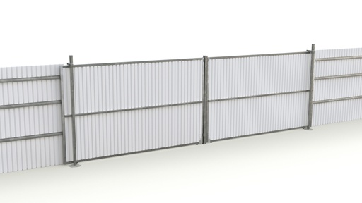 Portail 2 vantaux coulissants