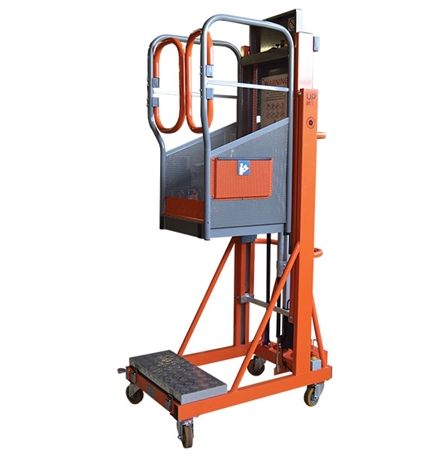 Nacelle semiélectrique aluminium hauteur de travail 5 mètres