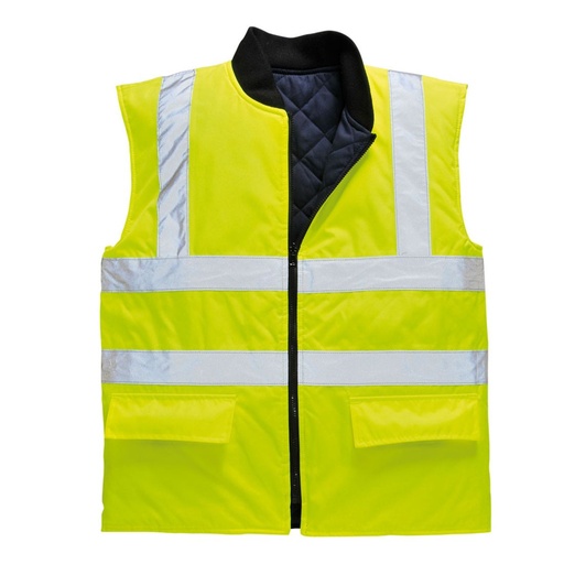 Gilet Haute Visibilité Réversible - sans manche 