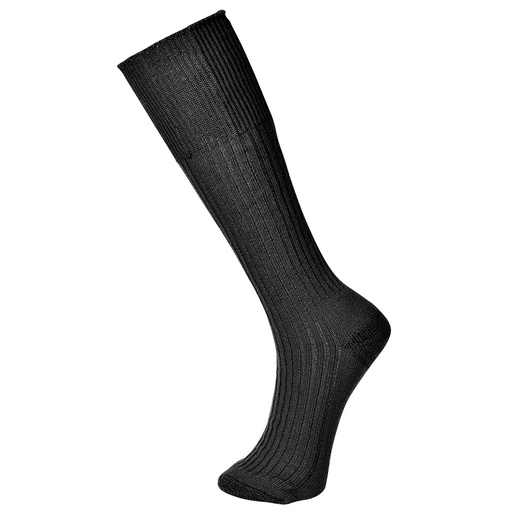 Chaussettes de combat cotelées noires 