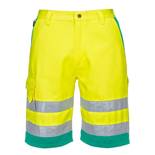 Short en poly-coton léger haute visibilité 