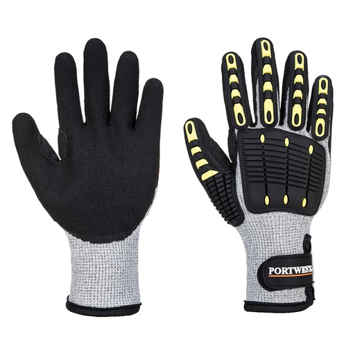 Gants thermiques anti impact résistant à la coupure Gris/Noir 