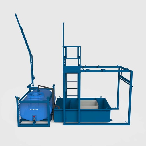 [CS243] CONQUIP Station de Lavage (CS241 + Kit Complet, Bac et Cuve)