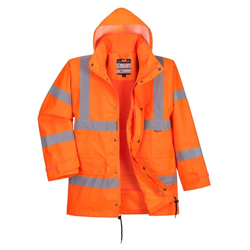 Parka Haute Visibilité Respirante Interactive Orange 