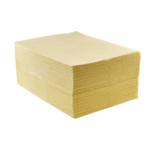 Feuille absorbant chimique Jaune